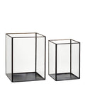Lausanne Lantern - Set OF 2 -  Bronze
