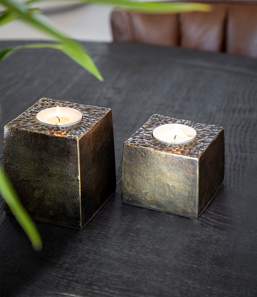Antique Brass Tealight