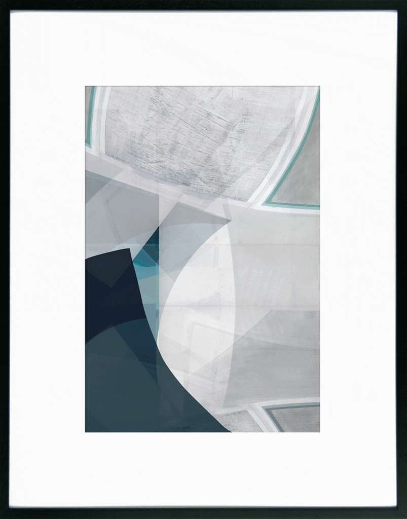 Navy Blue Abstract II