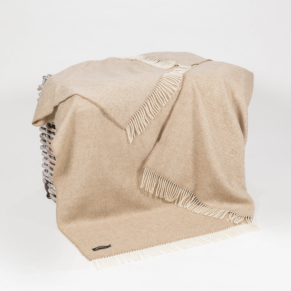 Merino Wool Cashmere Throw - Regular