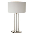 Clear Crystal Tall Table Lamp