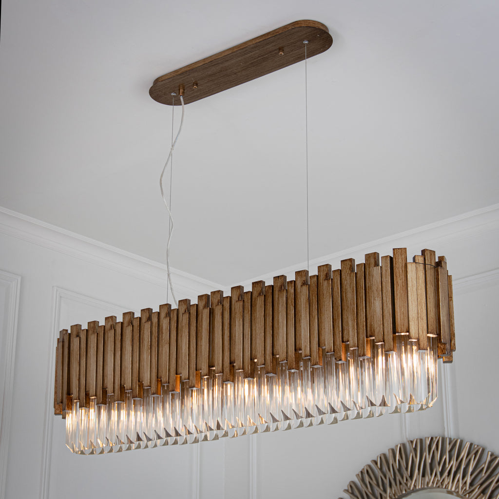Maive Over Table Chandelier - roomset