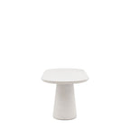 Linen Oval Dining Table