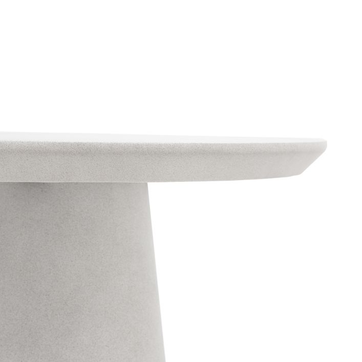 Linen Oval Dining Table