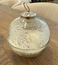 Small Balsam Cedar Silver Candle Pot