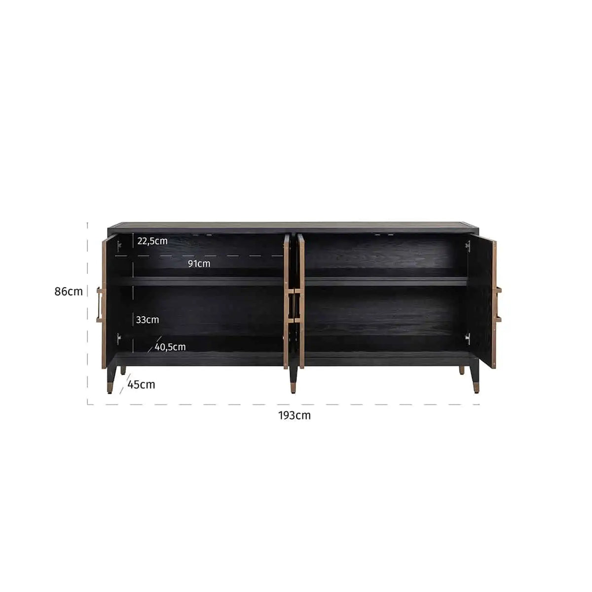 Bloom Sideboard With 4-Doors