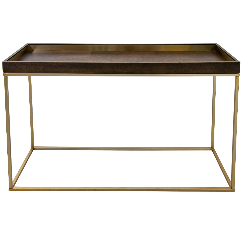 Alyne Chocolate Finish Console Table