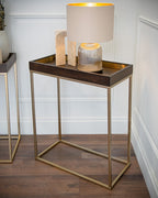 Alyne Chocolate Small Console Table