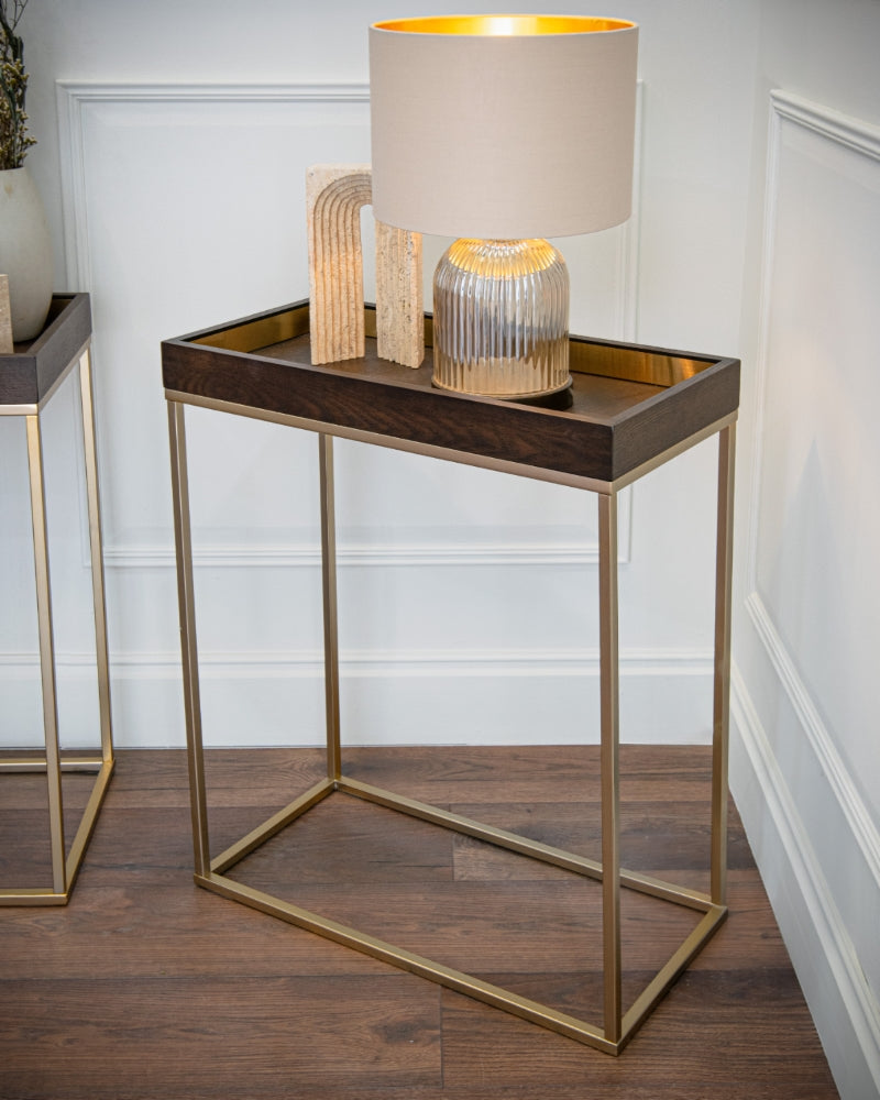 Alyne Chocolate Small Console Table
