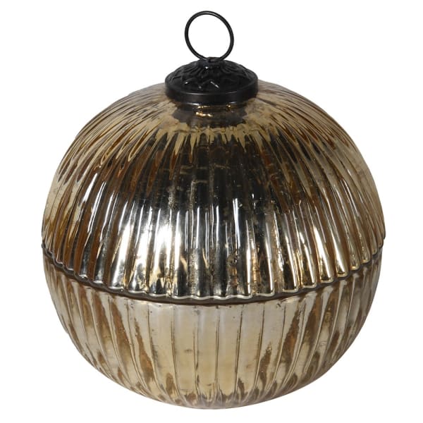 Medium Balsam Cedar Gold Candle Pot
