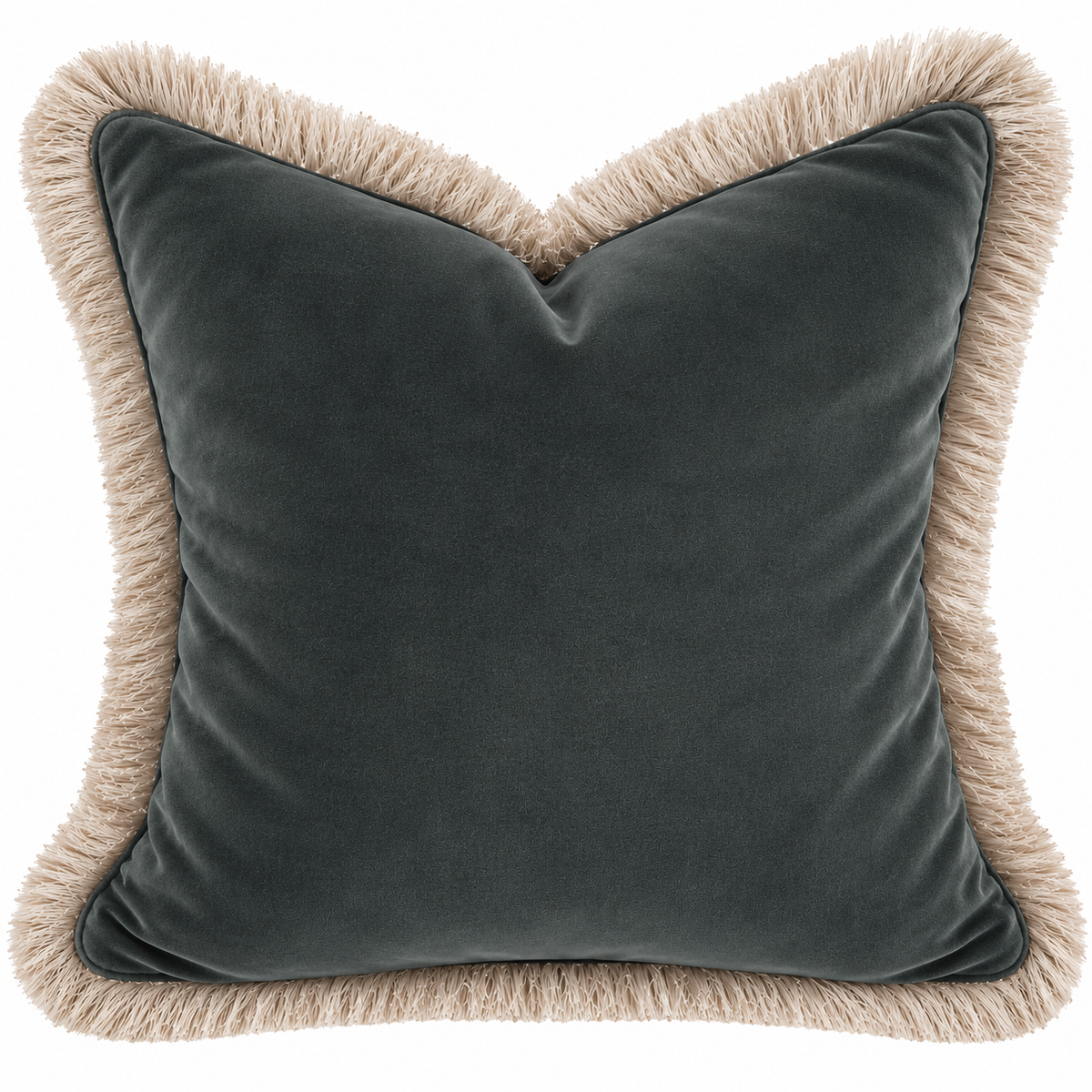 Sloane Dark Teal with Brushed Fringe
