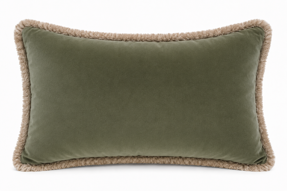 Mint Velvet Lumbar with Brushed Fringe