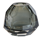 Luna Smoke Glass Vase