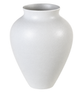 Curved White Vase