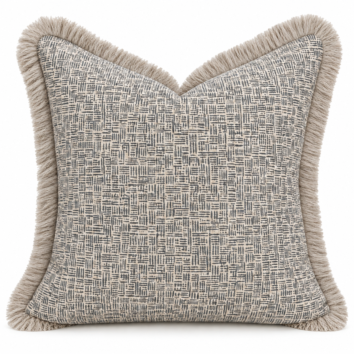 Arden Indigo with brushed fringe