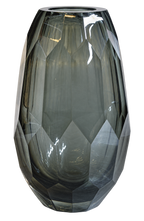 Luna Smoke Glass Vase