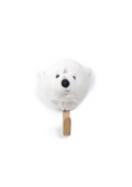 Coat hanger head white bear w/box