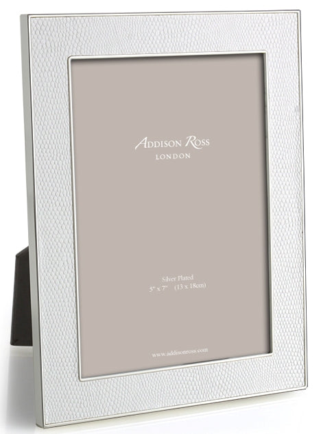 White Snake & Silver Frame
