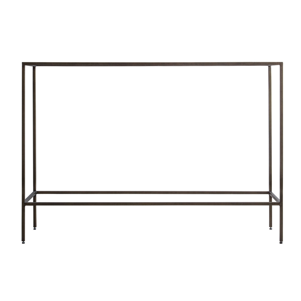 Bronze glass console table discount