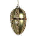 OPENABLE Green and Gold Box Egg Bauble