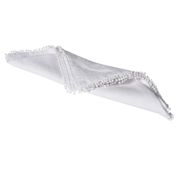 Set of 4 White Napkins