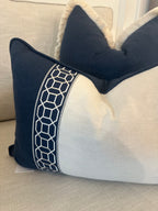 Navy and White Lumbar