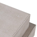 Ivory Shagreen Boxes - Set of 2