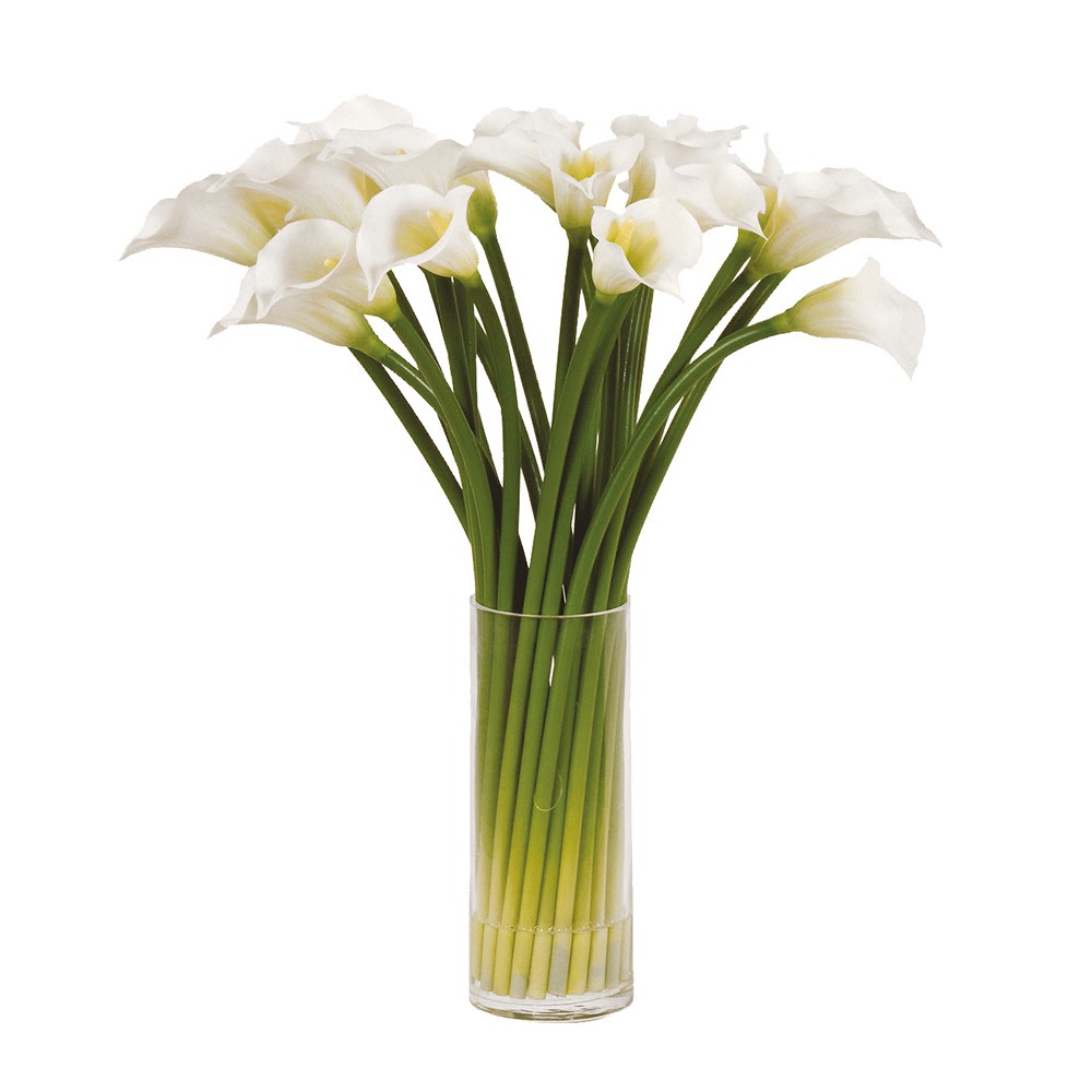 White Lilies in Glass