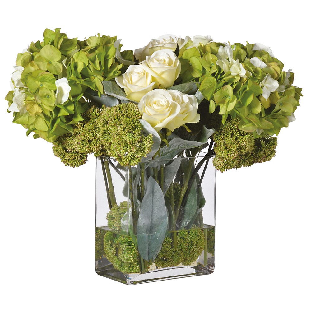 Lime Blossom Trio in Glass