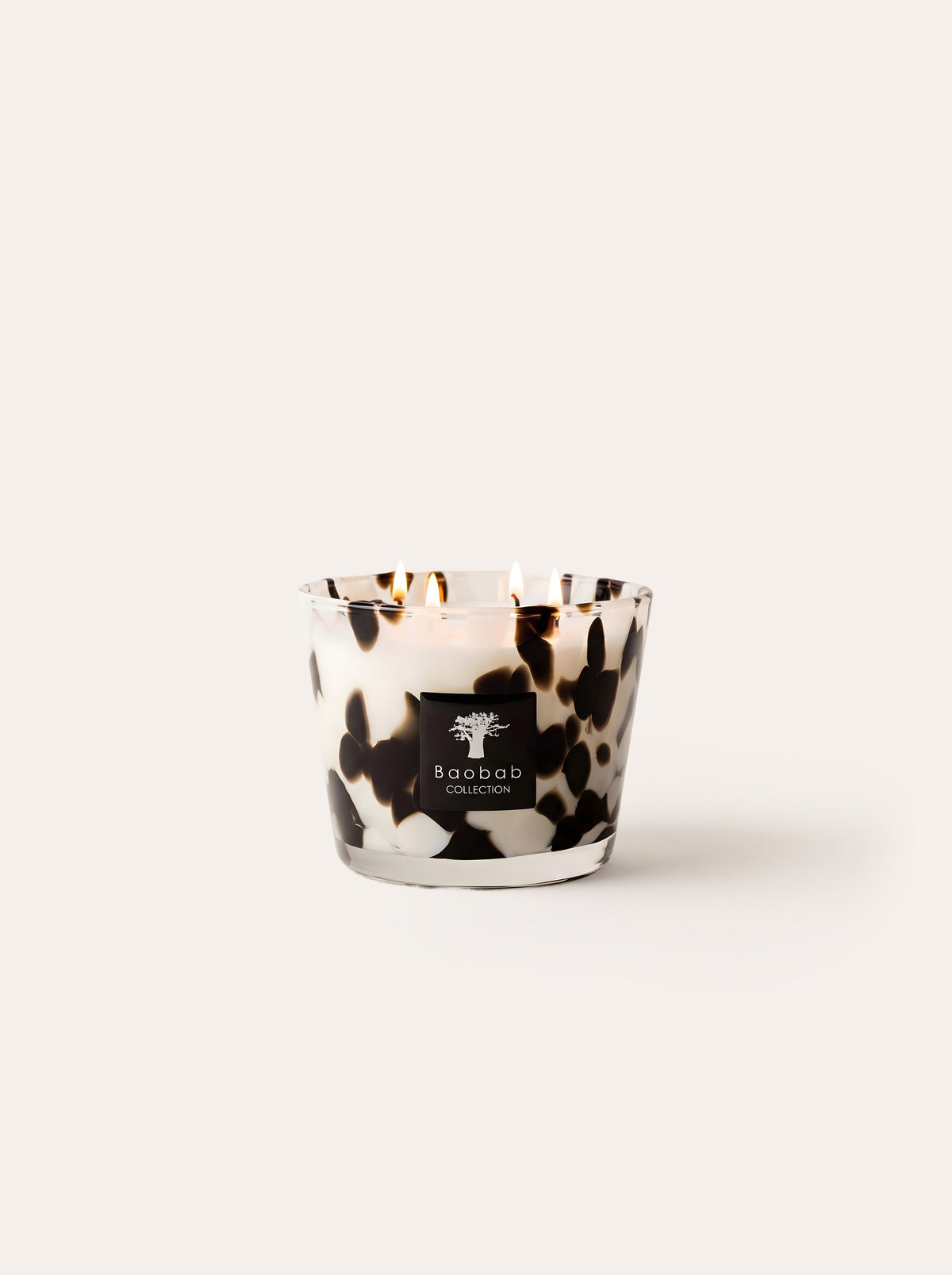 Baobab Candle Pearls Black