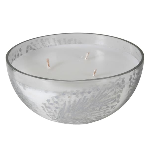 Medium Balsam Cedar Silver Candle Pot