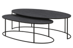 Oval Black Coffee Tables