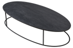 Oval Black Coffee Tables