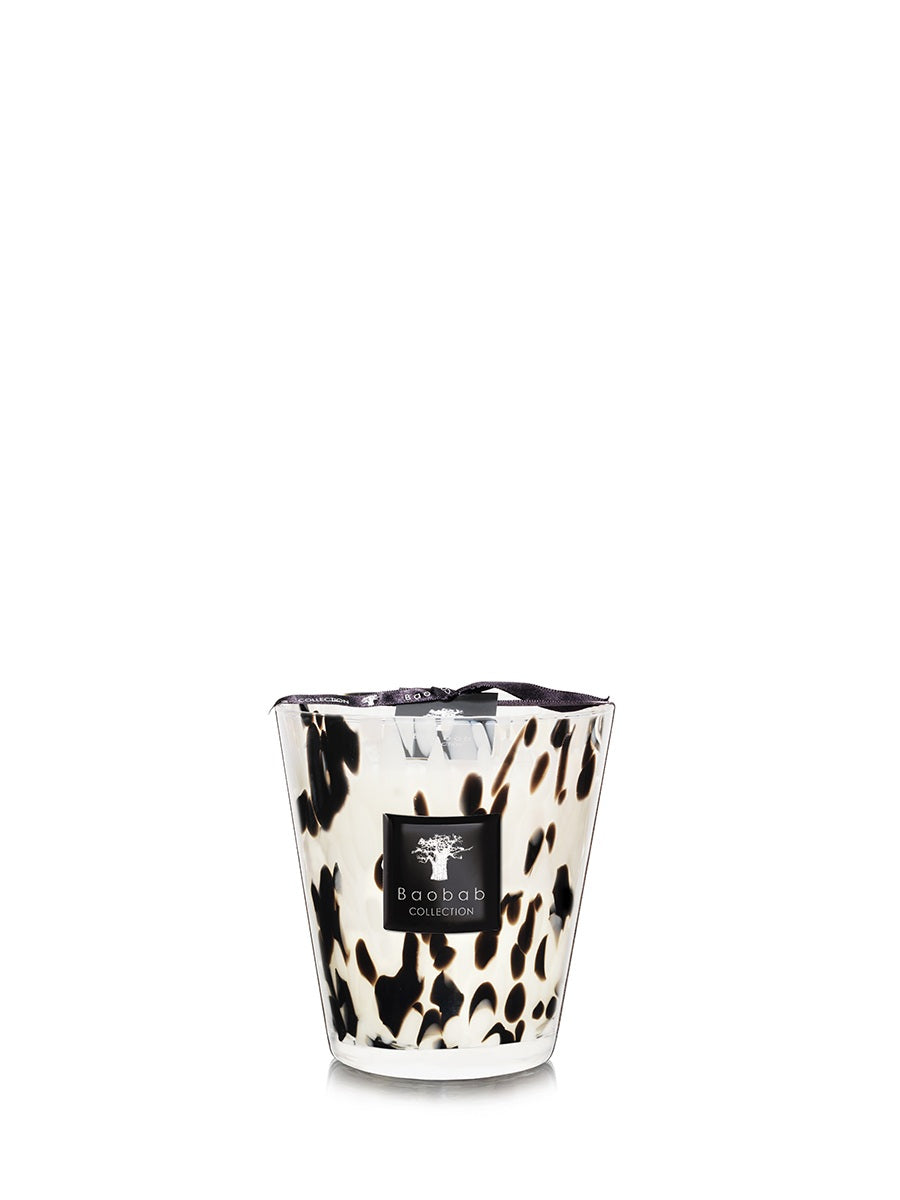 Baobab Candle Pearls Black