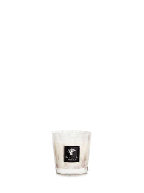 Baobab Candle White Pearls