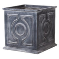 Large Aged Square Planter