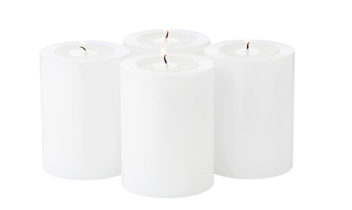 Candle Tealight Holder -  8 cm / ø 6 cm - Set of 4