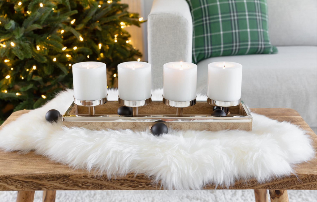 Candle Tealight Holder -  8 cm / ø 6 cm - Set of 4