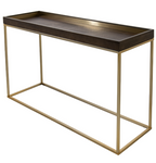 Alyne Chocolate Finish Console Table