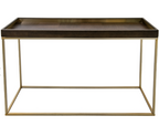 Alyne Chocolate Finish Console Table