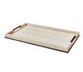 Large Ecru Shagreen Tray