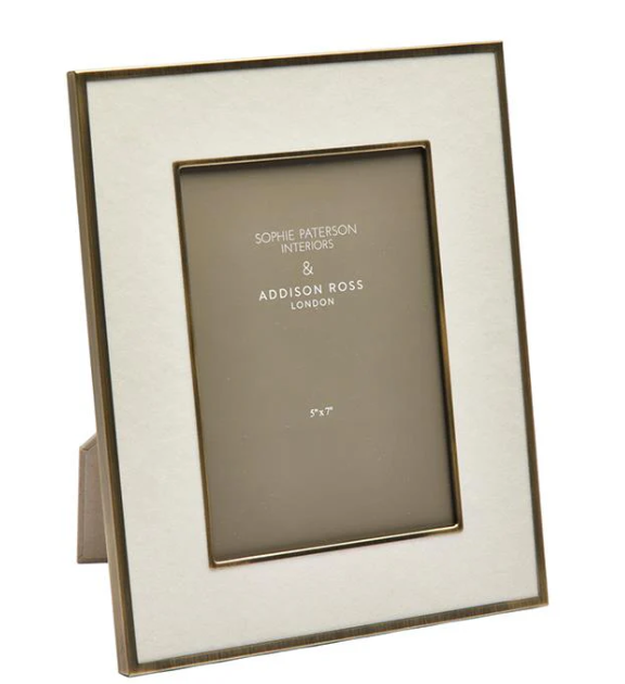 Cream Velvet Frame by Sophie Paterson
