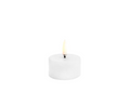 Mini Pillar Candle - Nordic White, Smooth