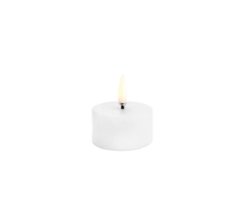 Mini Pillar Candle - Nordic White, Smooth
