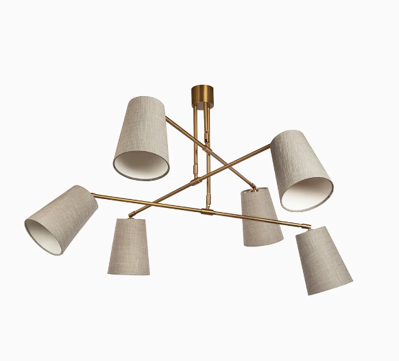 Andromeda Antique Brass Chandelier
