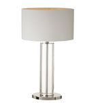 Clear Crystal Tall Table Lamp.