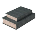 Set of 2 Shagreen Book Boxes