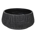 Small Black Textured Pot