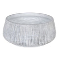 Small White Textured Pot