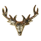 Stag Candle Pin Antique Brass